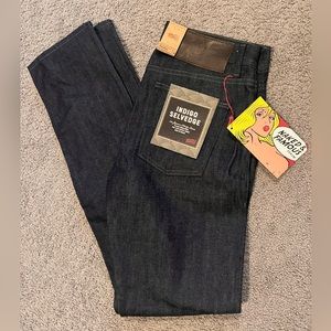 Naked and Famous Weird Guy Selvedge Jeans NWT